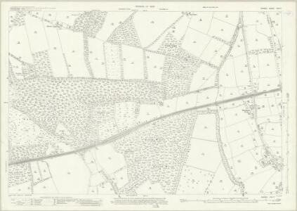 Surrey XXIV.7 (includes: East Clandon; Ripley; West Horsley) - 25 Inch Map