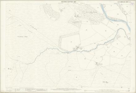 Northumberland (Old Series) LI.6 (includes: Rochester Ward; Troughend) - 25 Inch Map