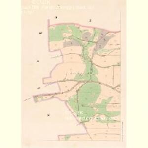 Mittel Langenau (Prostřednj Lanow) - c6129-1-001 - Kaiserpflichtexemplar der Landkarten des stabilen Katasters
