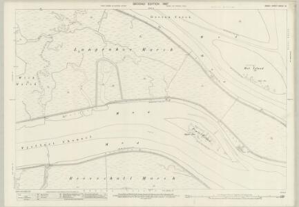 Essex (1st Ed/Rev 1862-96) XXXVII.14 (includes: East Mersea; Langenhoe; West Mersea) - 25 Inch Map
