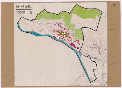 Oetwil an der Limmat: Definition der Siedlungen für die eidgenössische Volkszählung am 01.12.1960; Siedlungskarte Nr. 7