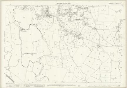 Derbyshire LII.3 (includes: Doveridge; Somersal Herbert; Uttoxeter) - 25 Inch Map