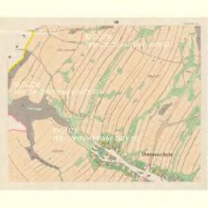 Domeschau (Domaschow) - m0558-1-003 - Kaiserpflichtexemplar der Landkarten des stabilen Katasters