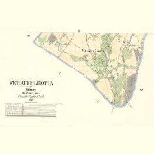 Wichauer Lhotta - c8576-1-002 - Kaiserpflichtexemplar der Landkarten des stabilen Katasters