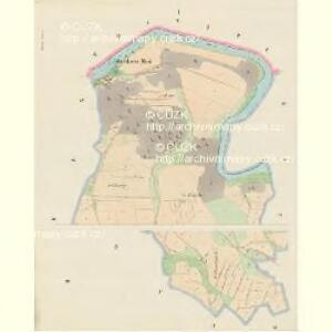 Tichonitz (Tichonic) - c7905-1-001 - Kaiserpflichtexemplar der Landkarten des stabilen Katasters