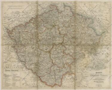 Karte fon Königreiche Böhmen...