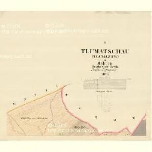 Tlumatschau (Tlumažow) - m3114-1-001 - Kaiserpflichtexemplar der Landkarten des stabilen Katasters