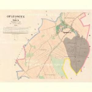 Opatowitz - c5488-1-002 - Kaiserpflichtexemplar der Landkarten des stabilen Katasters
