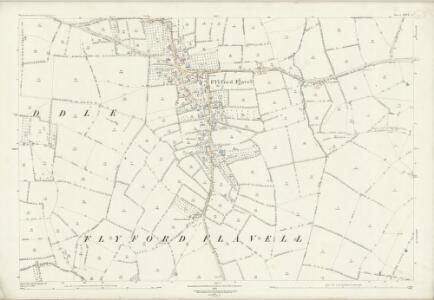 Worcestershire XXXV.5 (includes: Abberton; Flyford Flavell; Kington; Naunton Beauchamp; North Piddle) - 25 Inch Map