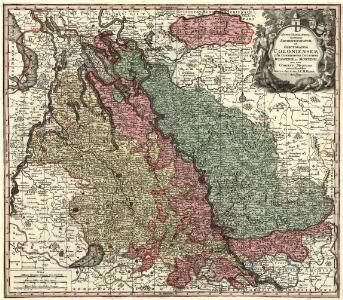Mappa Geographica, continens Archiepiscopatum et Electoratum Coloniensem