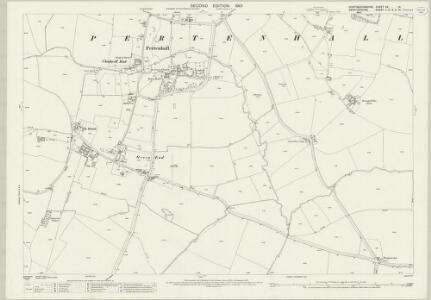 Huntingdonshire XX.15 (includes: Bolnhurst and Keysoe; Kimbolton; Little Staughton; Pertenhall) - 25 Inch Map