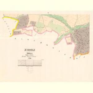 Zhorz - c9256-1-003 - Kaiserpflichtexemplar der Landkarten des stabilen Katasters