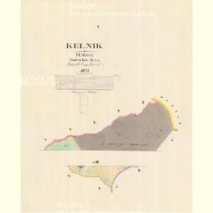 Kelnik - m1176-1-001 - Kaiserpflichtexemplar der Landkarten des stabilen Katasters