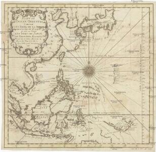 Suite de l'Ocean oriental contenant les isles de la Sonde les costes de Tunquin et de la Chine les isles du Japon les Philippines Moluques