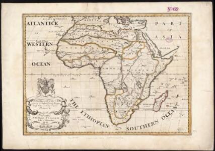 A new map of Africk, shewing its present general divisions chief cities, or towns, rivers, mountain &c.