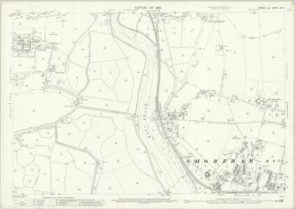 Sussex LXV.5 (includes: Coombes; Lancing; Old Shoreham; Shoreham By Sea) - 25 Inch Map