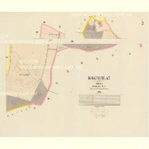 Kostomlat - c3391-1-005 - Kaiserpflichtexemplar der Landkarten des stabilen Katasters