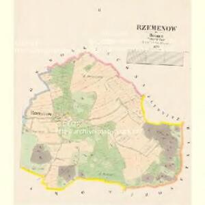 Rzemenow - c6685-1-002 - Kaiserpflichtexemplar der Landkarten des stabilen Katasters