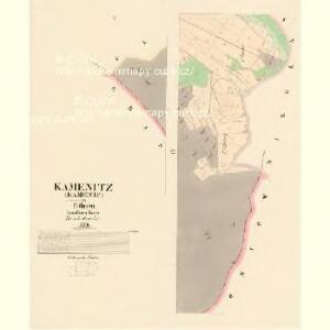 Kamenitz (Kamenic) - c3001-1-001 - Kaiserpflichtexemplar der Landkarten des stabilen Katasters