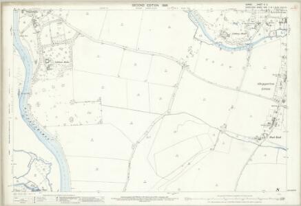 Surrey XI.3 (includes: Laleham; Littleton) - 25 Inch Map