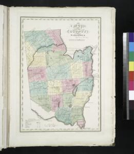 Map of the county of Saratoga / by David H. Burr ; engd. by Rawdon, Clark & Co., Albany, & Rawdon, Wright & Co., N. York.