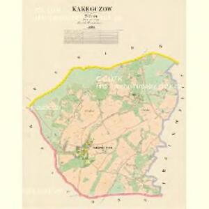 Kakegczow - c2975-1-001 - Kaiserpflichtexemplar der Landkarten des stabilen Katasters