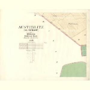 Austerlitz (Slawkow) - m2778-1-003 - Kaiserpflichtexemplar der Landkarten des stabilen Katasters
