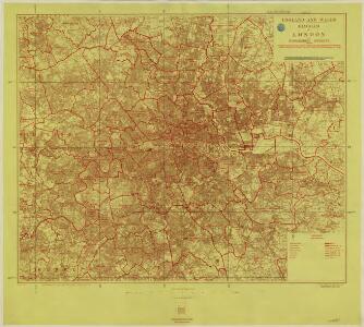 England & Wales. Diagram of London