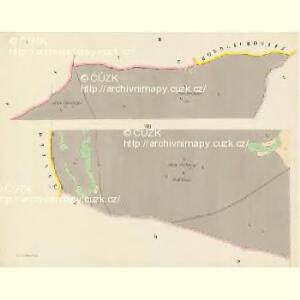 Mnischek (Mnissek) - c4787-1-001 - Kaiserpflichtexemplar der Landkarten des stabilen Katasters