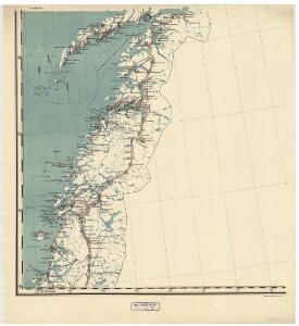 Spesielle kart 95-2: Riks-telegraf og telefonkart over det sydlige Norge 1916