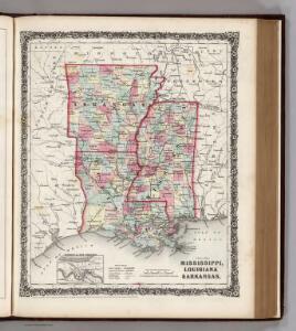 Mississippi, Louisiana, and Arkansas.